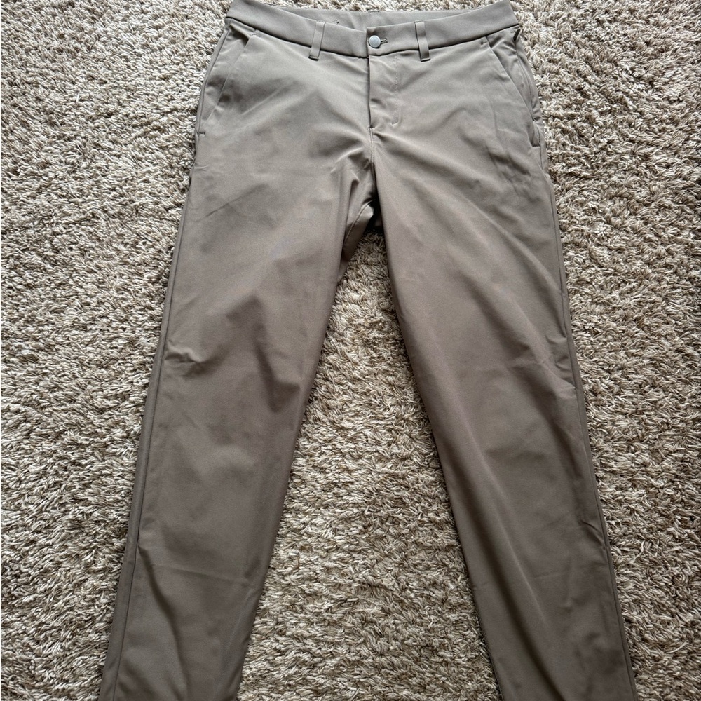 Lululemon ABC Slim-Fit Trouser 32L Warpstreme (Men’s) in Nomad
